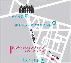 パリ支店地図